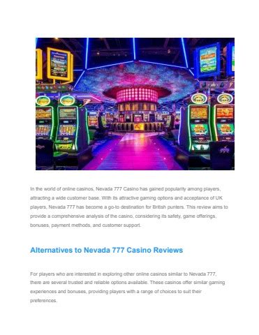 Nevada 777 Casino Review .